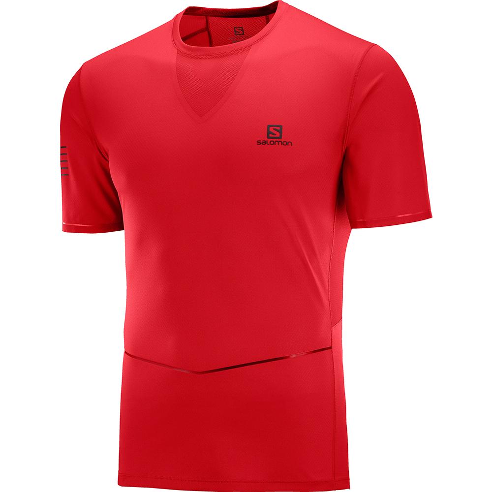 Salomon Sense Ultra M Dublin Ireland Mens T Shirts Red